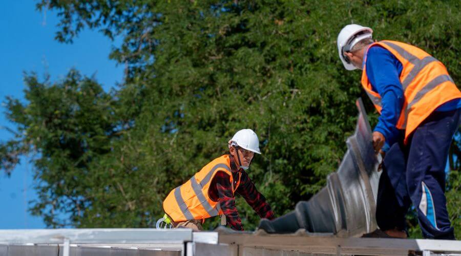 Roof repair in Jermyn, TX